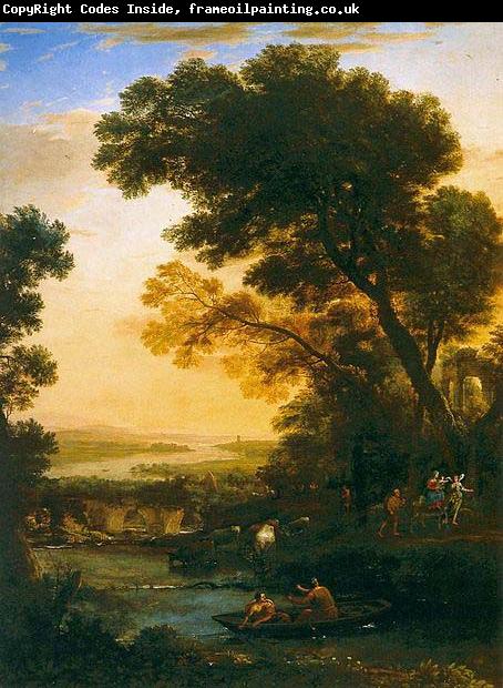 Claude Lorrain Ideal Landscape with The Flight into Egypt
